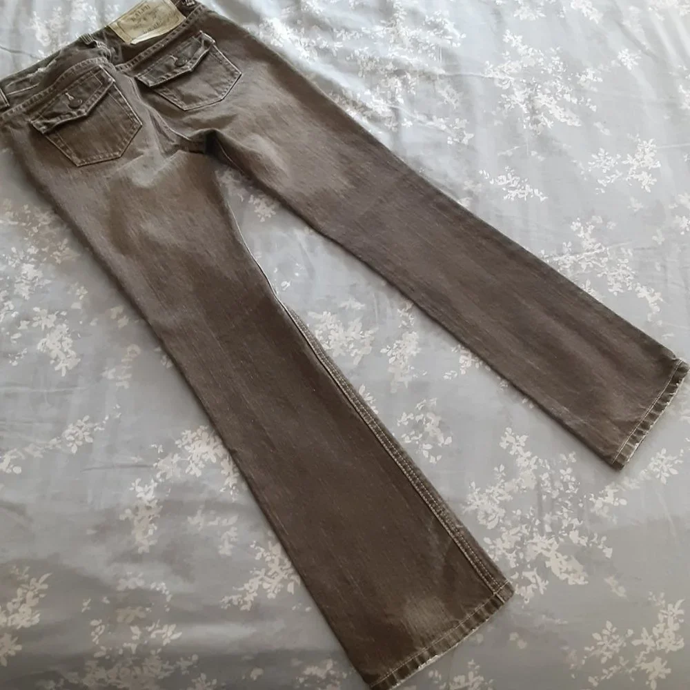 Ralph Lauren Chocolate washed flared leg jeans - kids size 8